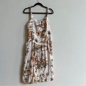 Hilo Hattie Hawaiian Flying Fish Drop Waist Dress